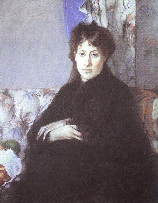 Berthe Morisot Portrait of Edma Pontillon nee Morisot Sweden oil painting art